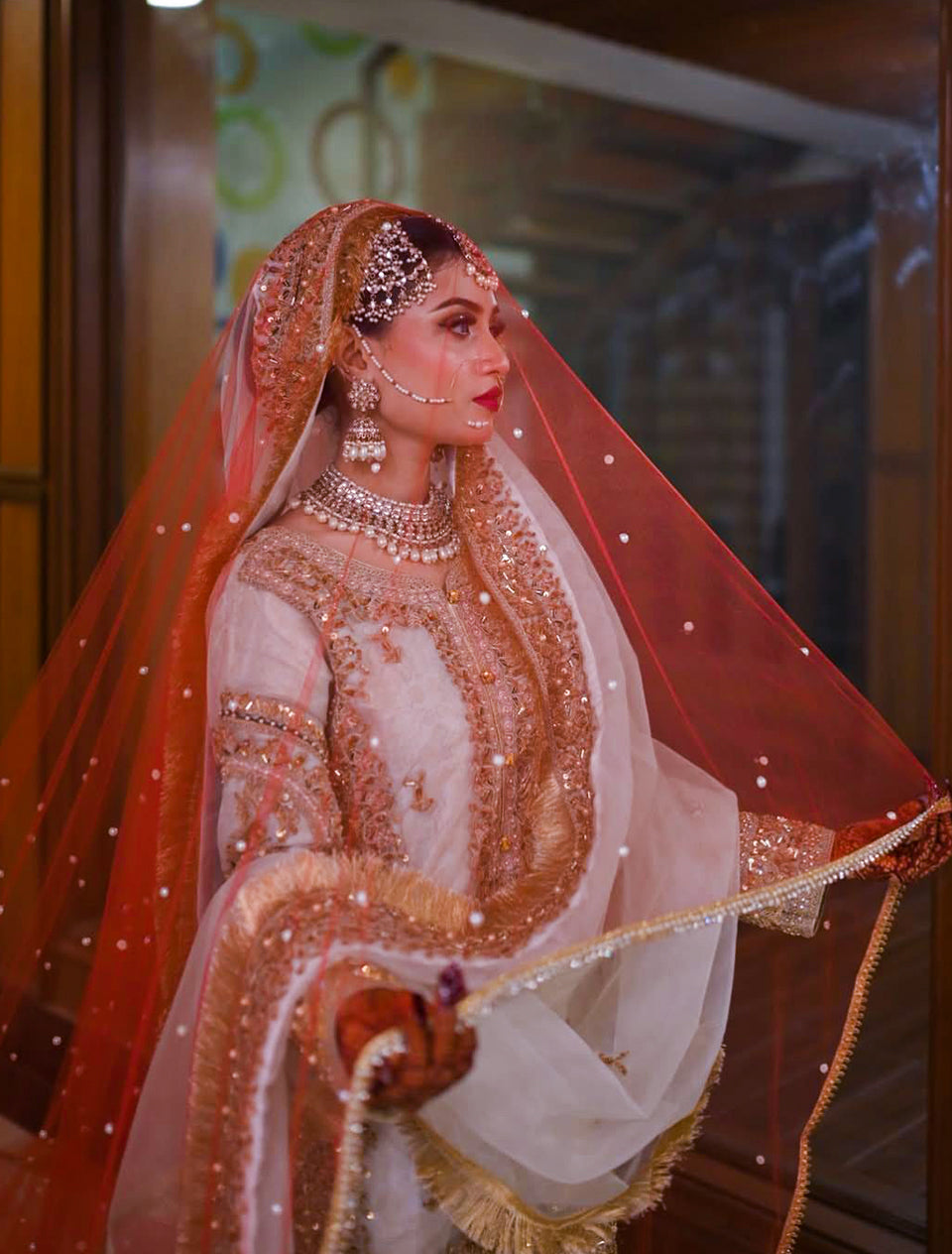 nikkah dupatta